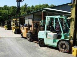surplus products business industrial machines fork lifts