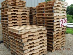 surplus products materials wooden pallets